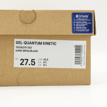 1203A270-253 Asics Gel-Quantum Kinetic Dark Sepia Black (Men's)