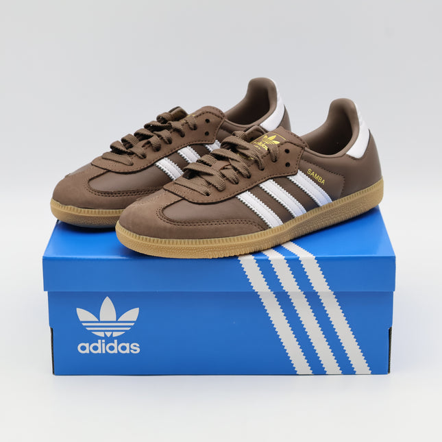IE6522 adidas Originals Samba OG Earth Strata Footwear White Gold (Women's)