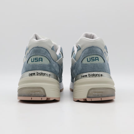 U992KT KITH New Balance 992 Aegean Blue Shadow Gray (Men's)