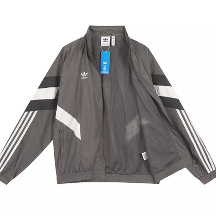 JI9479 adidas Real Madrid Lifestyle OG Track Top Charcoal Dark Gray